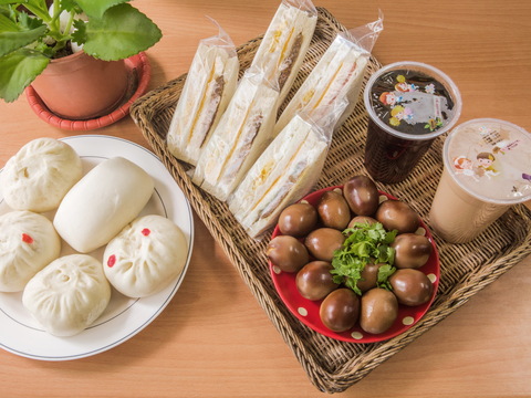 田園中西式早點、手工包子饅頭